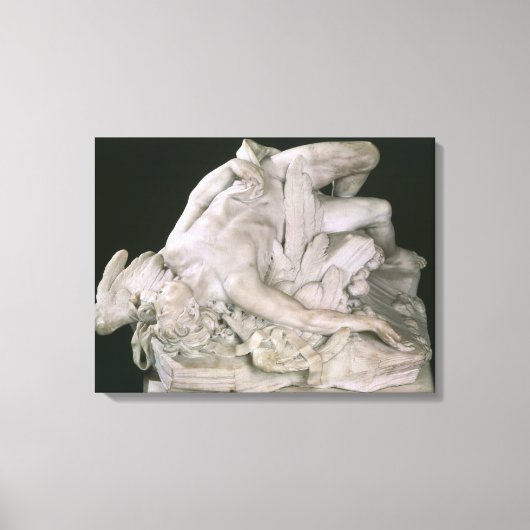 Icarus Falling, 1743 Canvas Afdruk (Voorkant)