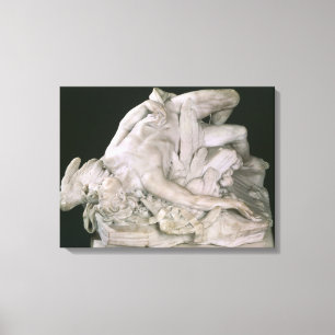 Icarus Falling, 1743 Canvas Afdruk
