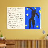 Icarus is already the same in Dutch, so: Icarus Canvas Afdruk (Insitu (Woonkamer))