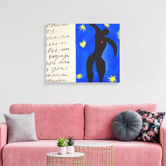 Icarus is already the same in Dutch, so: Icarus Canvas Afdruk (Insitu (Woonkamer))