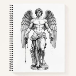 Icarus Minimalist Line Art Notebook - Greek Mythol Notitieboek