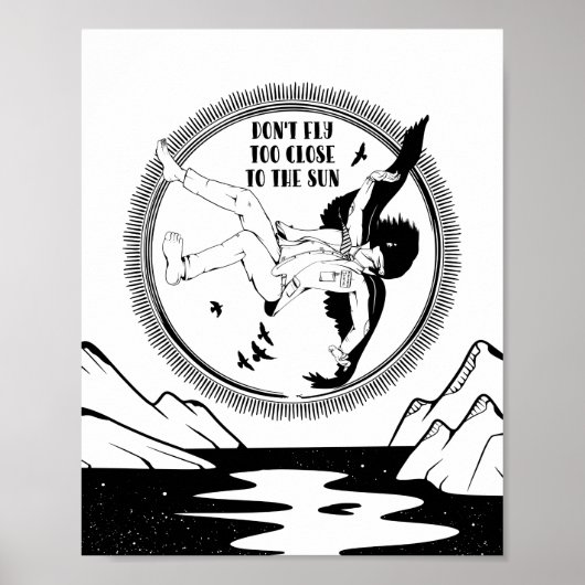 ICARUS MOUNTAIN SUIT 1000 lager Poster (Voorkant)