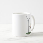 Icarus ontmoet een windturbine koffiemok (Voorkant rechts)