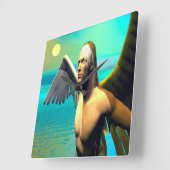 Icarus Vierkante Klok (Hoek)