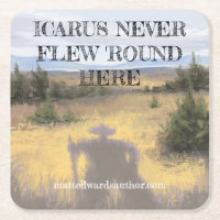 Icarus vloog nooit rond hier Onderzetter