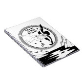 Icarus Zwart en wit Notitieboek (Rechterzijde)