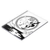 Icarus Zwart en wit Notitieboek (Linkerzijde)