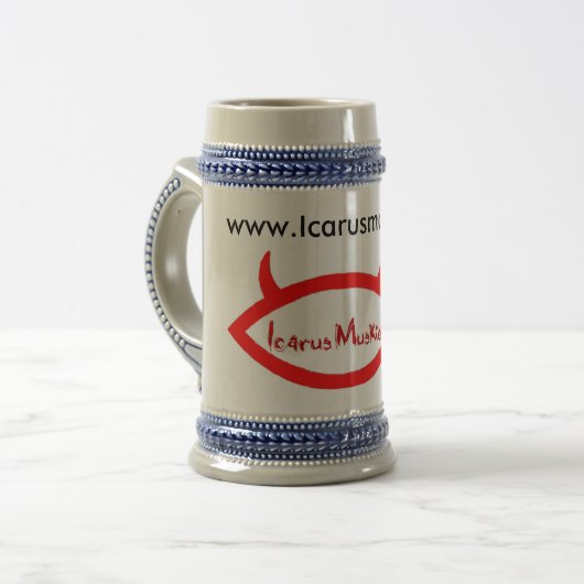 Icarusmuskie stein bierpul (Voorkant links)