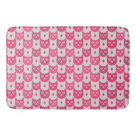 Icat ikat roze patroon badmat