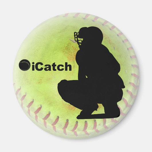 iCatch Fastpitch Softball Magneet (Voorkant)