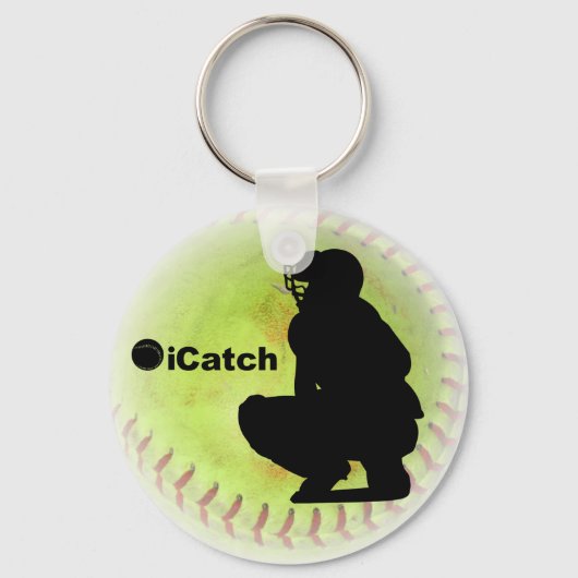 iCatch Fastpitch Softball Sleutelhanger (Voorkant)