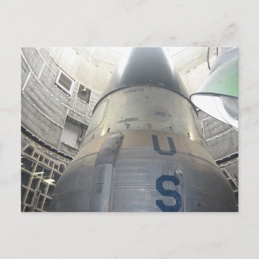 ICBM Nuclear Briefkaart (Voorkant)