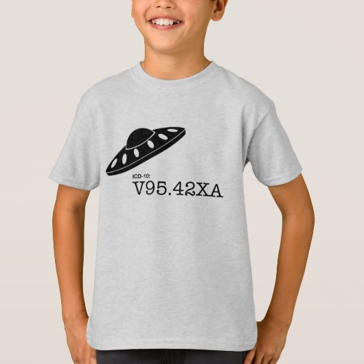ICD-10: V9542XA - Spacecraft Crash T-shirt (Voorkant)
