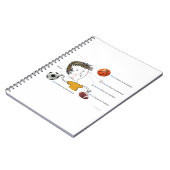 ICD-10: W21 Gebok van Balls Notitieboek (Linkerzijde)