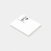 ICD-10: W22.02 Op de post Post-it® Notes (Schuin)