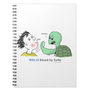 ICD-10: W59.22 Gevoelig voor schildpad Notitieboek