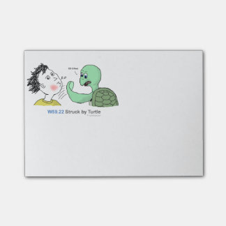 ICD-10: W59.22 Gevoelig voor schildpad Post-it® Notes