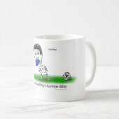 ICD-10: Y04.1 Aanslag op menselijke beet Koffiemok (Voorkant rechts)