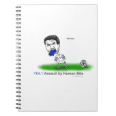 ICD-10: Y04.1 Aanslag op menselijke beet Notitieboek (Voorkant)