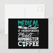 ICD-codering voor hulpfunctionarissen voor medisch Briefkaart (Voorkant / Achterkant)