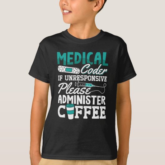 ICD-codering voor hulpfunctionarissen voor medisch T-shirt (Voorkant)