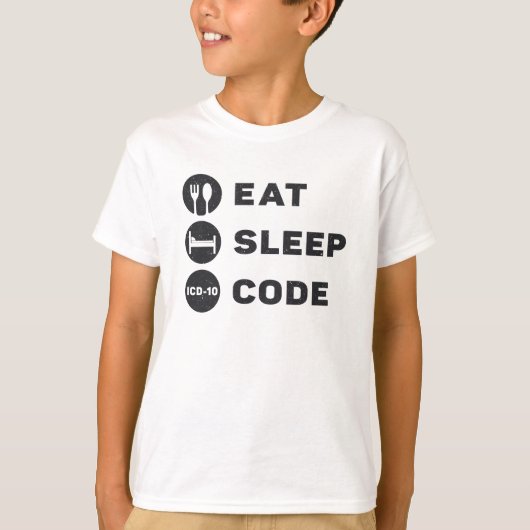 ICD-coderingsprogramma voor medische coderingssoft T-shirt (Voorkant)