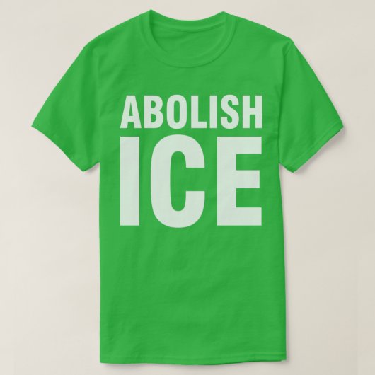 ICE 1 afschaffen T-shirt (Design voorkant)