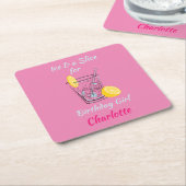 Ice & a Slice drinken mat Square Onderzetters (Schuin)