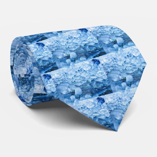 Ice Abstract Stropdas (Opgerold)
