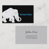 Ice Age Blue Crystal Mammoth Visitekaartje (Voorkant / Achterkant)