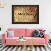 Ice Age Cave Art Canvas Afdruk (Insitu (Woonkamer))