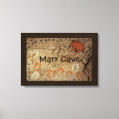 Ice Age Cave Art Canvas Afdruk (Voorkant)