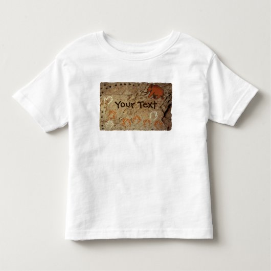 Ice Age Cave Art Kinder Shirts (Voorkant)