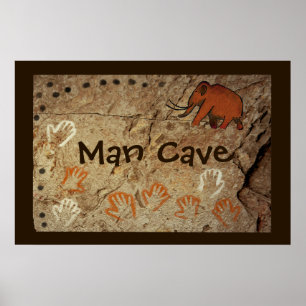 Ice Age Cave Art Poster