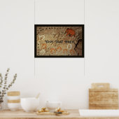 Ice Age Cave Art Poster (Keuken)
