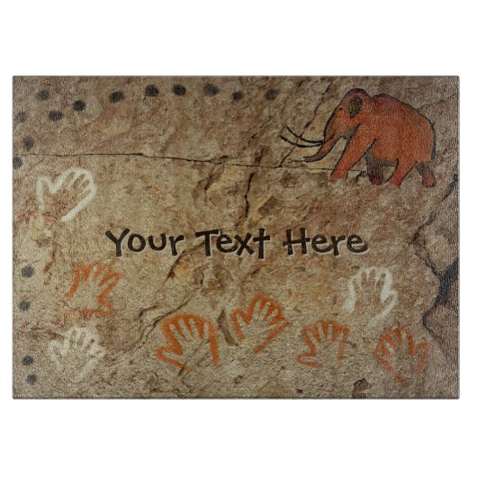 Ice Age Cave Art Snijplank (Voorkant)