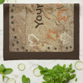 Ice Age Cave Art Theedoek (Gevouwen)