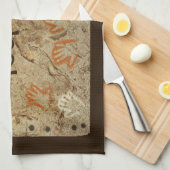 Ice Age Cave Art Theedoek (Quarter Fold)