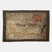 Ice Age Cave Art Theedoek (Horizontaal)