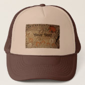 Ice Age Cave Art Trucker Pet (Voorkant)