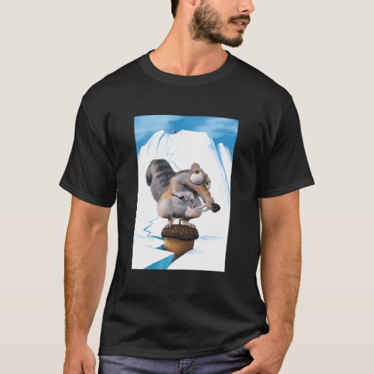 Ice Age Scrat Iceberg Crack T-shirt (Voorkant)