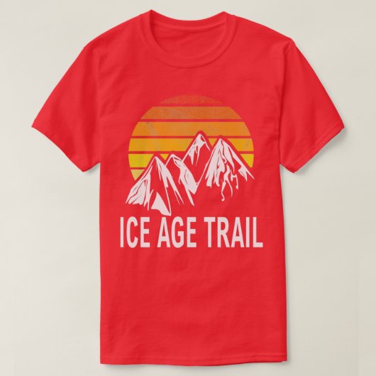 Ice Age Trail Cross Country Skiken Chetek T-shirt (Design voorkant)