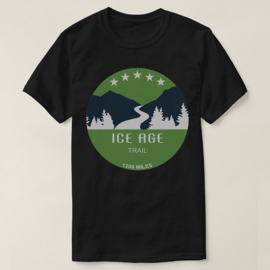 Ice Age Trail T-shirt (Design voorkant)