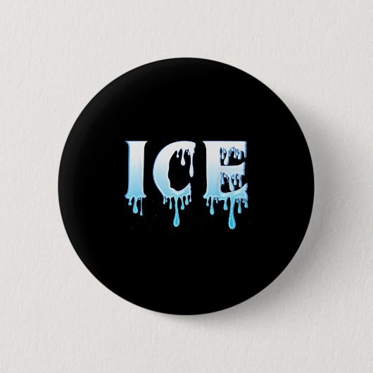 Ice And Fire Halloween Couples Matching Party Cost Ronde Button 5,7 Cm (Voorkant)