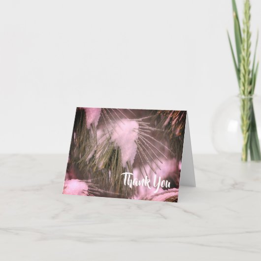 Ice and Snow  - Hartelijk dank Bedankkaart (Voorkant)