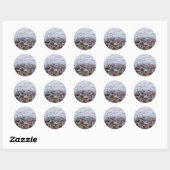 Ice Art 1 Ronde Sticker (Vel)