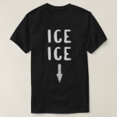 Ice Baby Funny Zwangerschap Aankondiging T-shirt (Design voorkant)