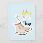 ICE BABY ICE SCHAATSEN FEESTDAGENKAART (Voorkant / Achterkant)