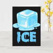 Ice Bag Funny Halloween Christmas Costume  Kaart (Gele Bloem)