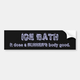 Ice Bath Bumpersticker